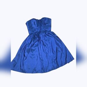 Jordan Strapless Royal Blue Formal Dress